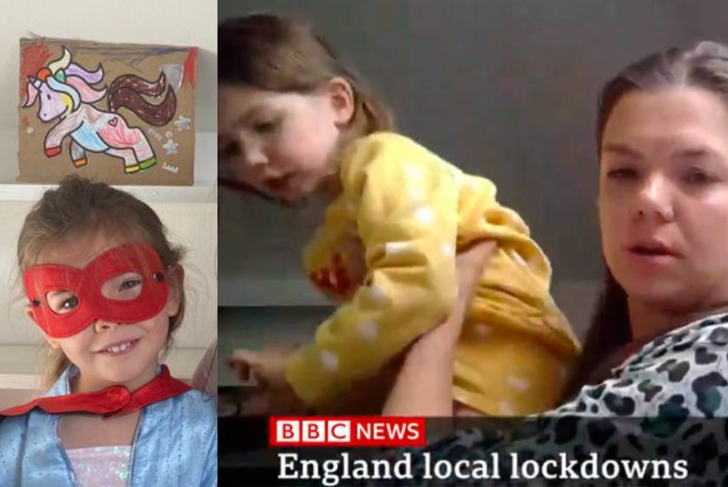 Pequeña interrumpe entrevista de su madre en la BBC para mostrarle su unicornio (+video). Noticias en tiempo real