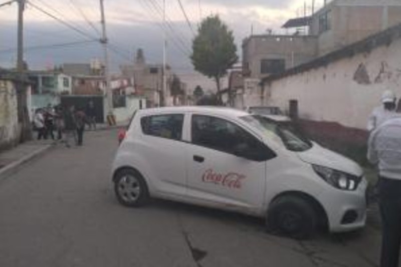 Auto robado de la Coca Cola
