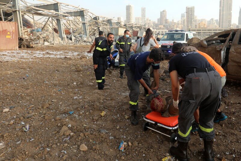 rescate en Beirut