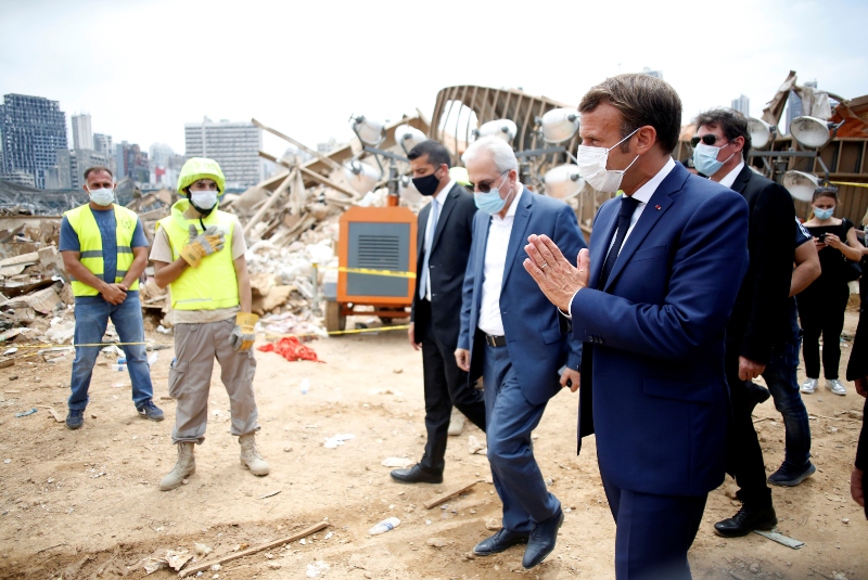 Macron promete movilizar ayuda para el Líbano tras devastadora explosión. Noticias en tiempo real