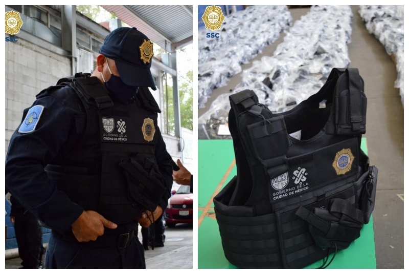 Policías de CdMx estrenan chalecos de protección - Grupo Milenio
