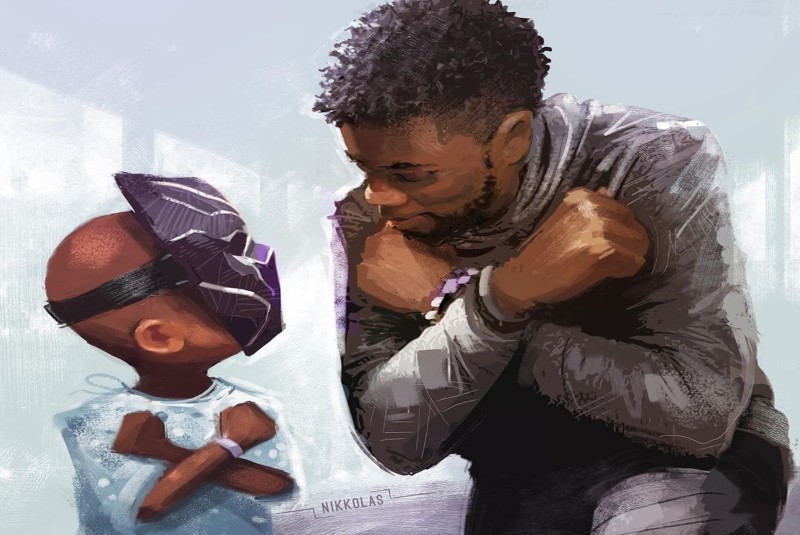 Disney rinde homenaje a Chadwick Boseman con mural de Black Panther (+fotos). Noticias en tiempo real