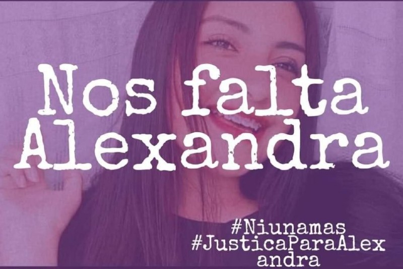 Piden justicia para Alexandra