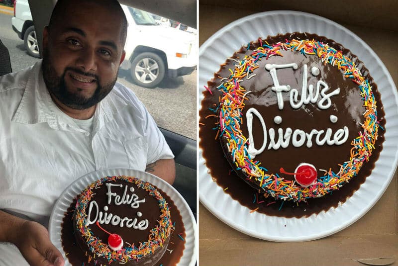 Abogado regala pasteles después de tramitar el divorcio. Noticias en tiempo real