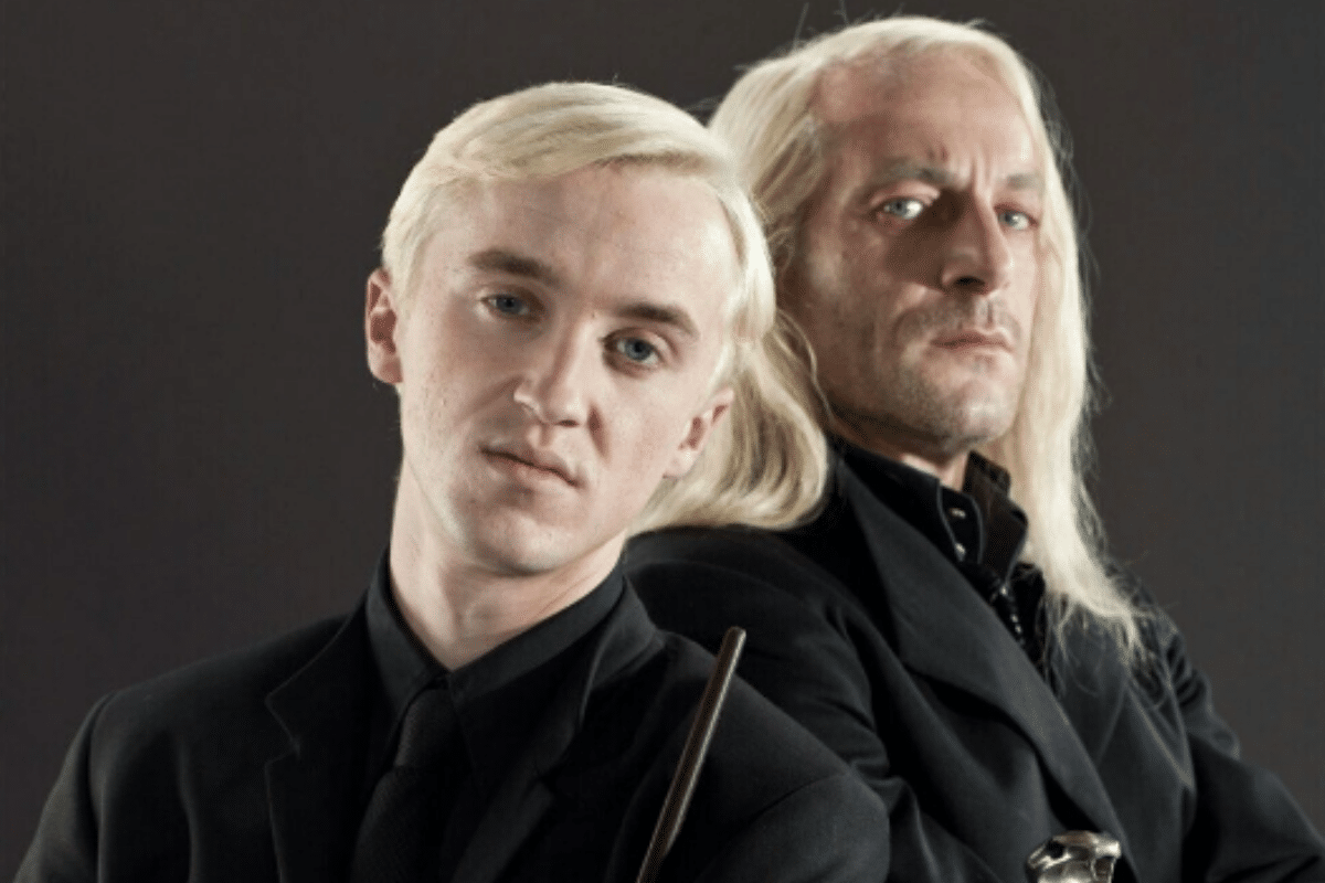 Draco y Lucius Malfoy