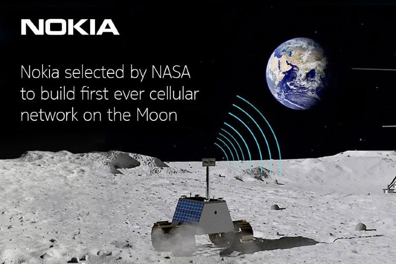 NASA elige a Nokia para desarrollar red móvil en la Luna