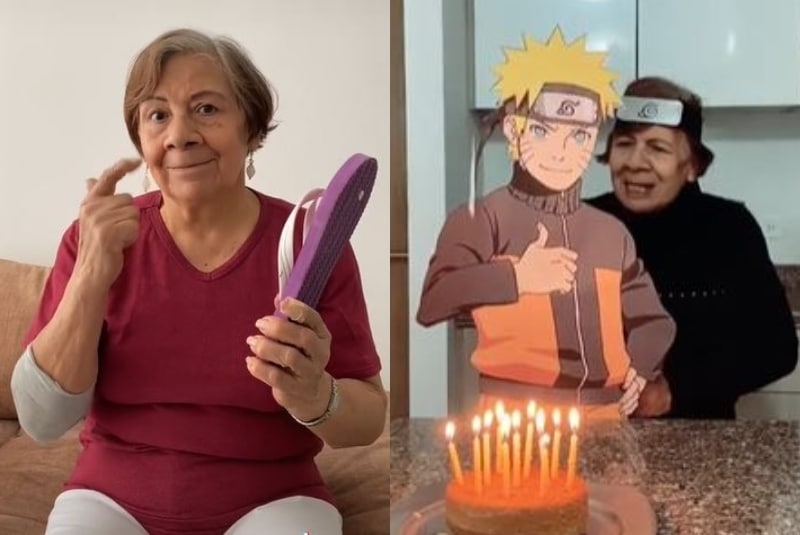 Abuelita fan de Naruto enseña técnica de “chancletazo no jutsu” y se vuelve viral en TikTok (+videos). Noticias en tiempo real
