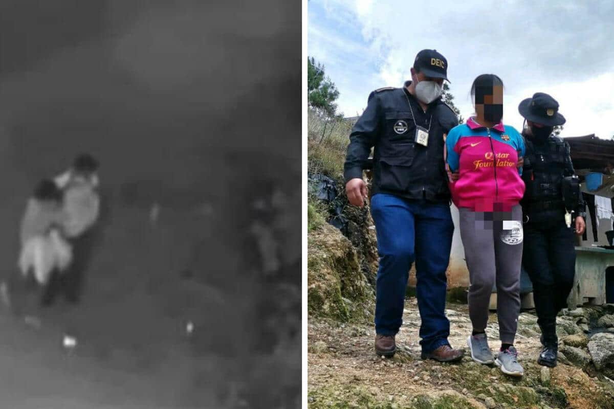 "Capturada la mamá de bebé lanzado a río de aguas negras en Huehuetenango, pareja está prófugo"