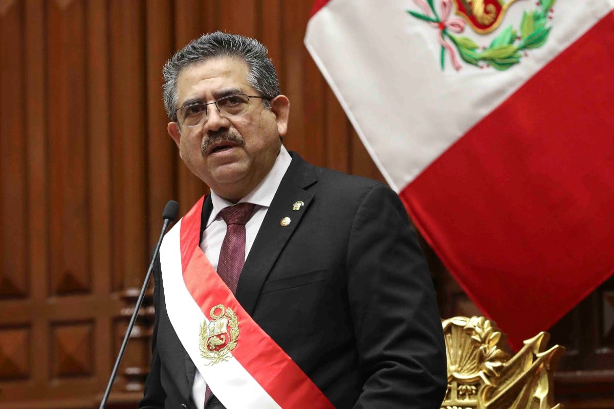 Manuel Merino, presidente interno de Perú