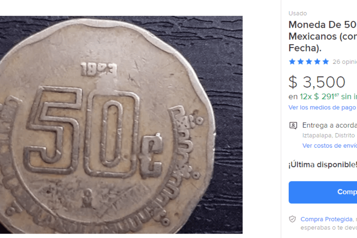 Las monedas que presenta un error en la fecha de acuñación en lugar de poner 1983 dice 1893