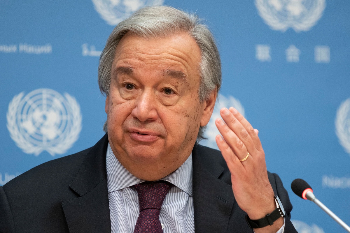 Durante la Tercera Mesa Redonda de Economistas de renombre sobre el renacimiento de la economía mundial, António Guterres, Secretario General de las Naciones Unidas