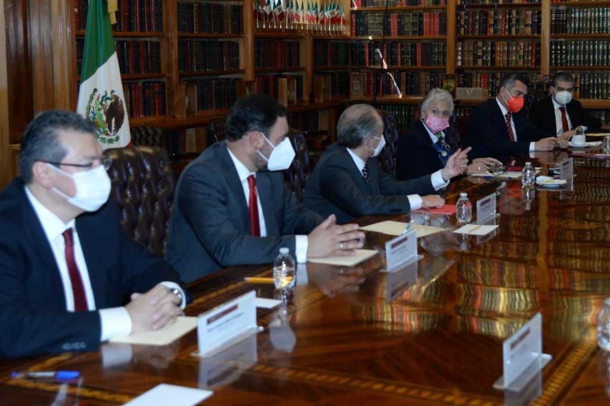 Sanchez Cordero y gobernadores del PRI