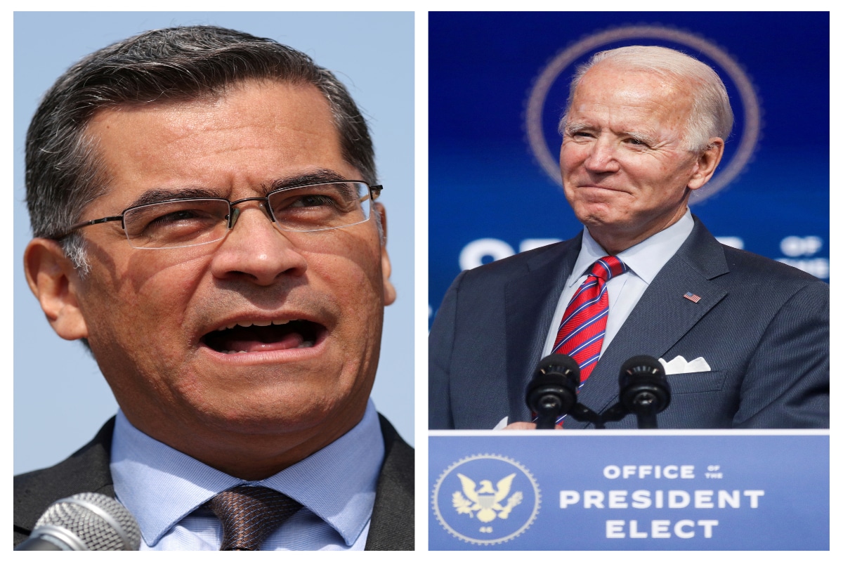 El presidente electo de Estados Unidos, Joe Biden, planea nominar al fiscal general de California, Xavier Becerra como secretario de Salud y Servicios Humanos