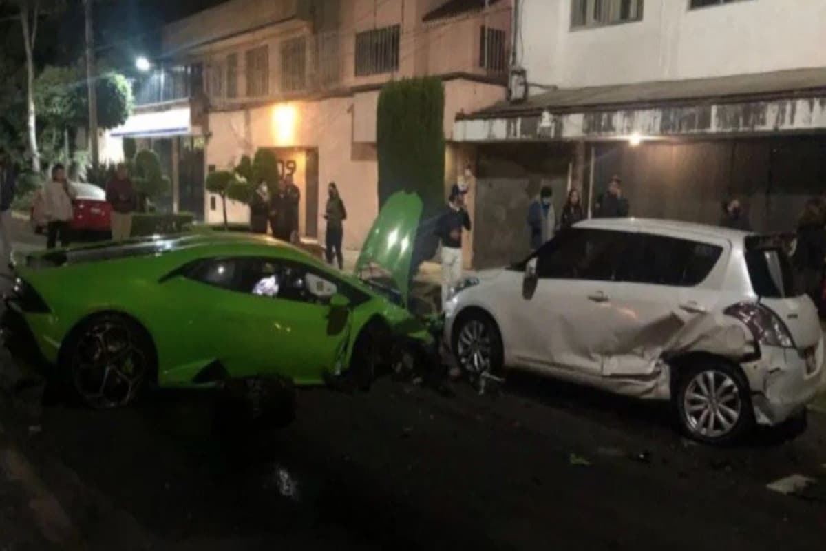 Luego que el viernes pasado se registró un choque automovilístico, el dueño del Lamborghini que se impactó contra un vehículo Suzuki en la Colonia Polanco Tercera Sección
