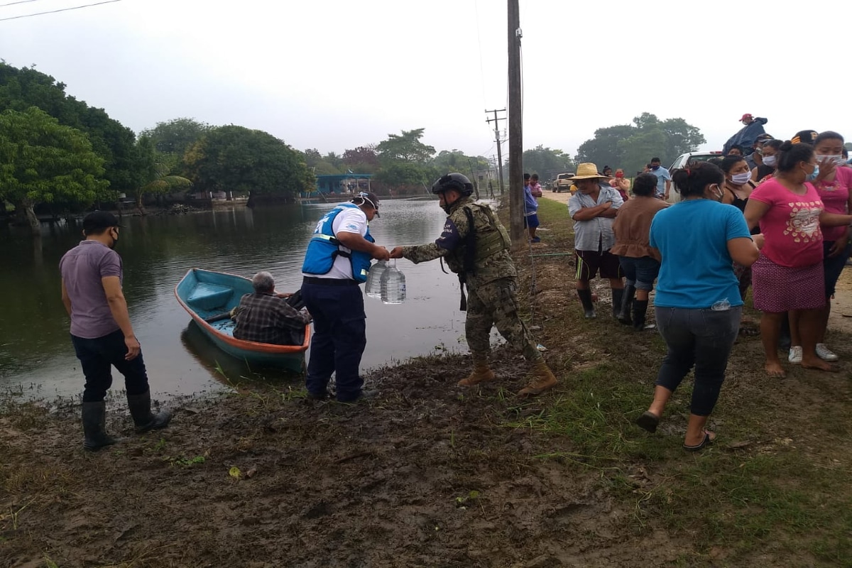 Tras las fuertes lluvias en Tabasco, la Secretaría de Marina-Armada de México (Semar) informó que concluyó la Fase de Auxilio e inició la de Recuperación