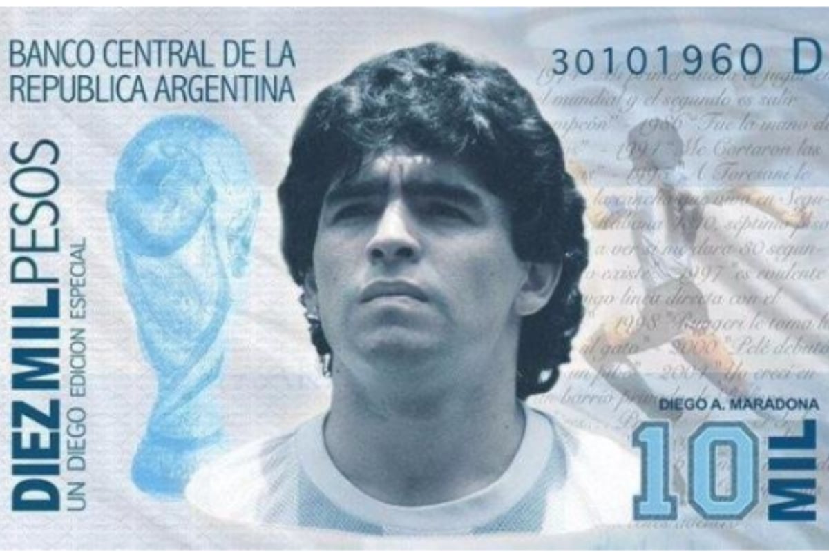 La iniciativa de la legisladora quedó registrada por cibernautas a través de redes sociales donde abrieron una petición para la impresión del rostro de Maradona en billetes de 10 mil pesos, haciendo alusión a su numero Diez