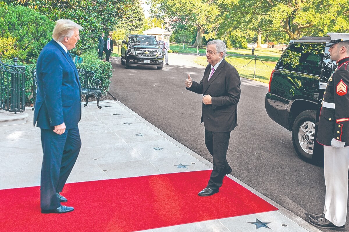 En julio del año pasado, el presidente Andrés Manuel López Obrador viajó a Estados Unidos para reunirse con el mandatario de ese país, Donald Trump. Ésta ha sido su única salida al extranjero