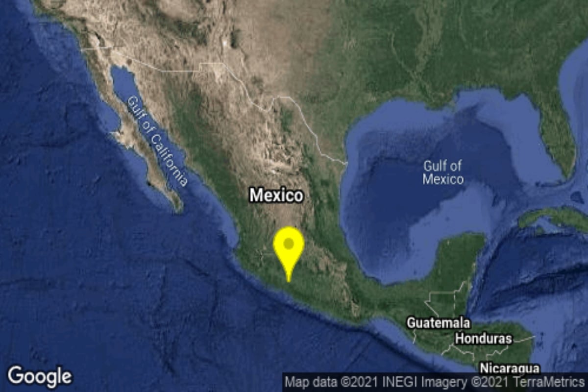 El Sismológico Nacional compartió en su cuenta de Twitter que la magnitud fue 4.2 Loc 69 km al oeste de Huetamo, Michoacán