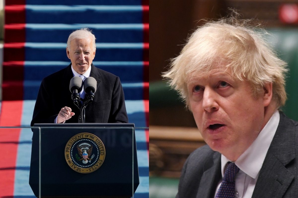El primer ministro británico, Boris Johnson, felicitó el miércoles al demócrata Joe Biden en su juramento como 46º como presidente de Estados Unidos