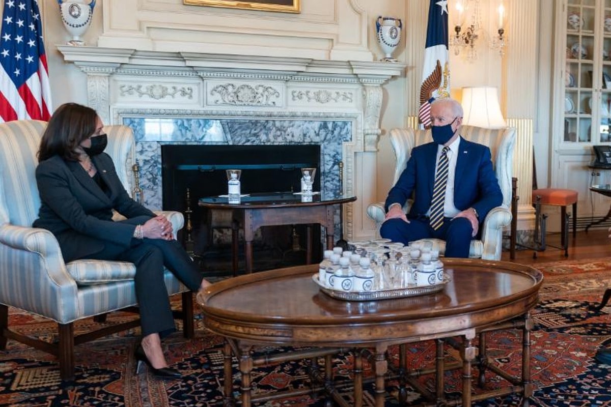 El presidente de EU, Joe Biden, y la secretaria del Tesoro, Janet Yellen, se reunieron con directivos de grandes empresas