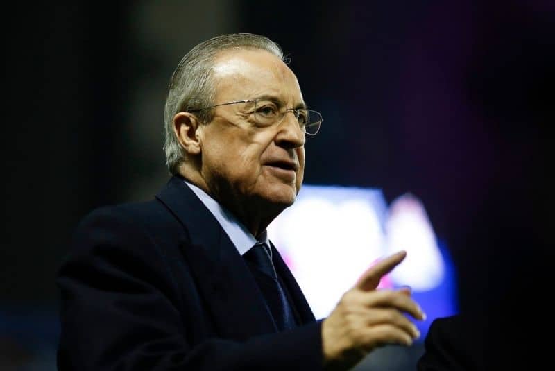 Florentino Pérez, presidente del Real Madrid da positivo a Covid-19