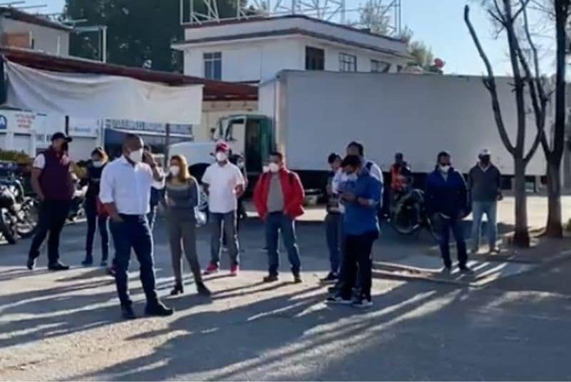 En Oaxaca, retoman protestas por cancelación de aplicación de vacunas Covid-19