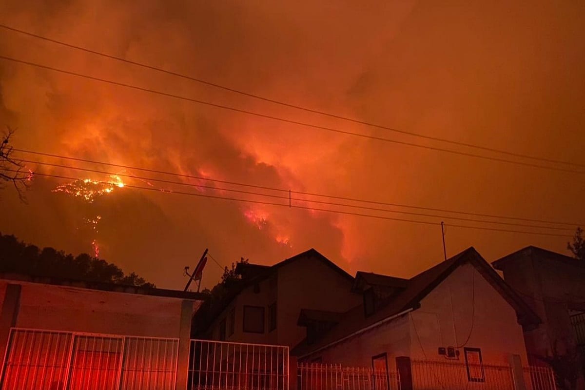 Incendio en Nuevo León