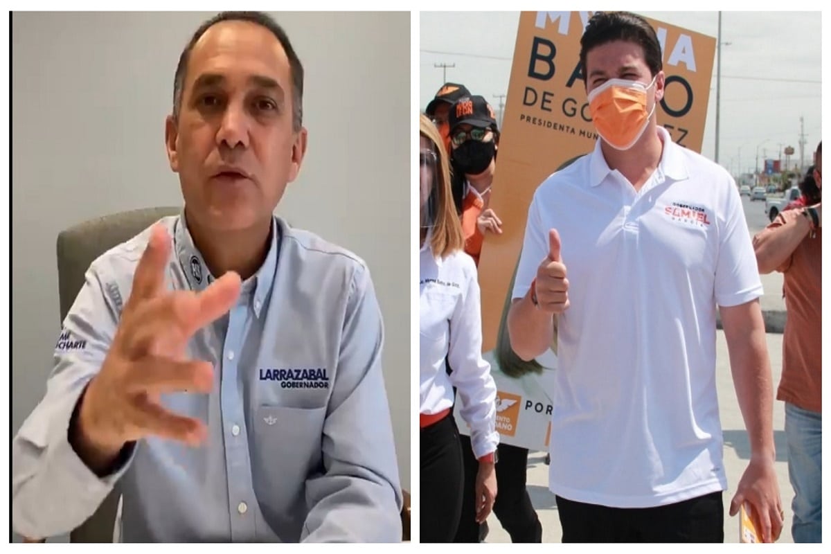 Larrazabal y Samuel García compiten por la gubernatura de Nuevo León