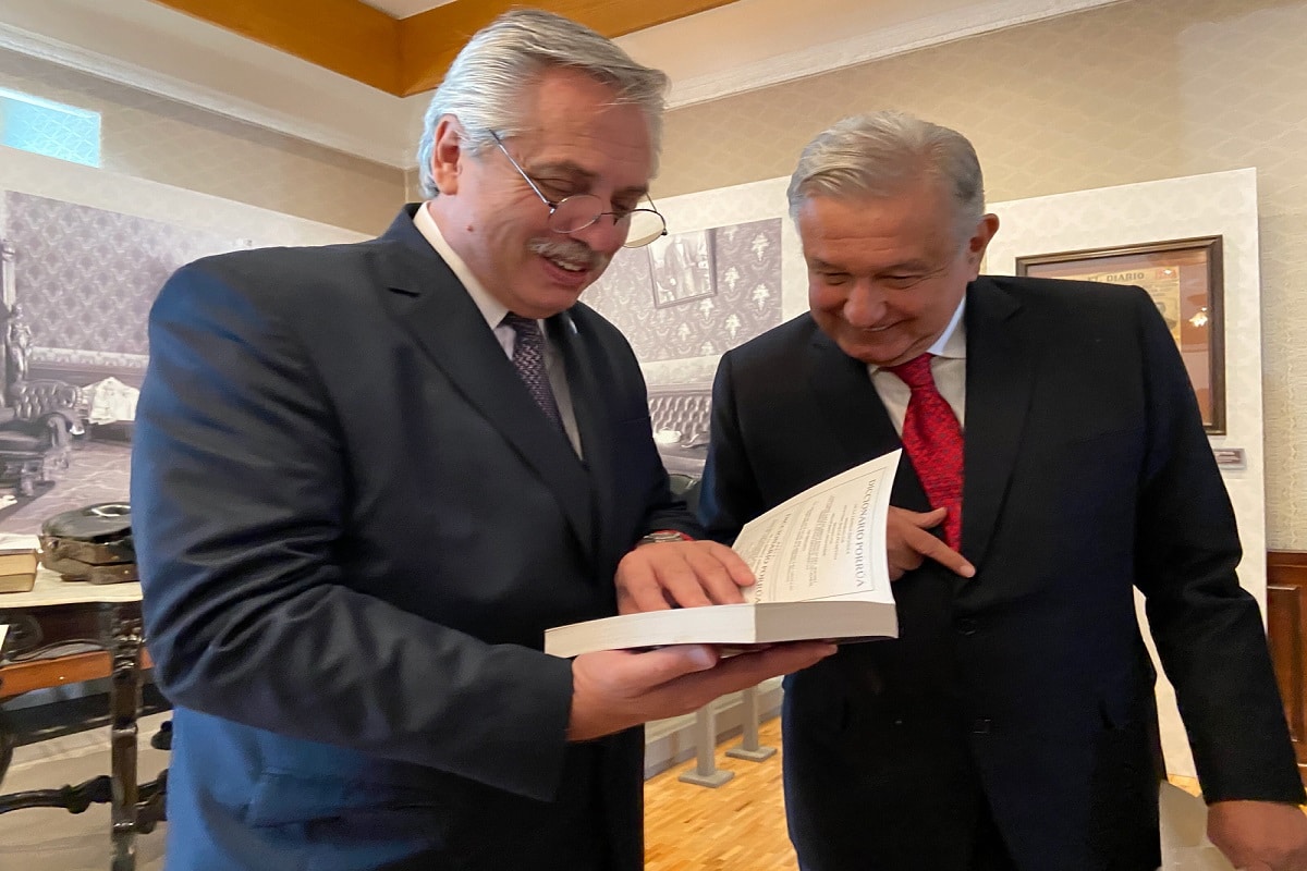 El Ejecutivo argentino visitó México en febrero.