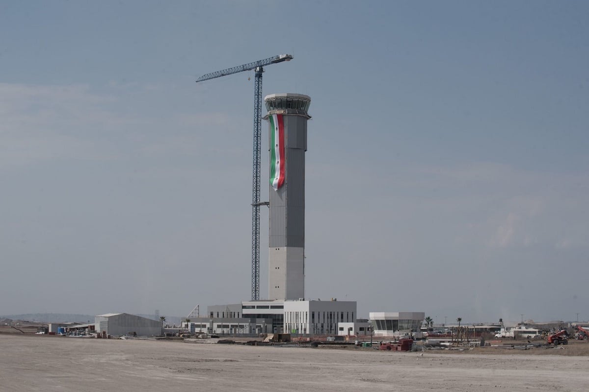 El aeropuerto Felipe Ángeles aún está en construcción