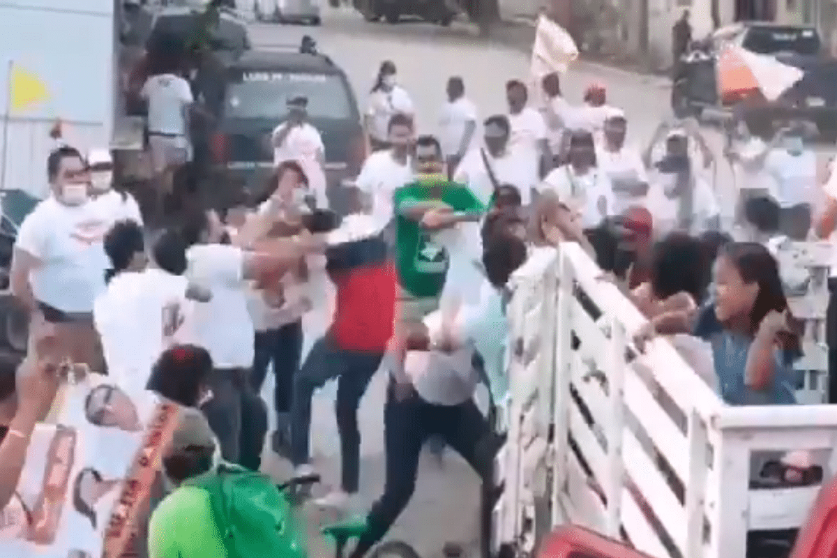 pelea campal en Jalisco
