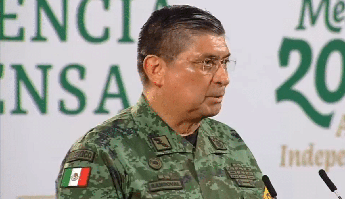 Luis Cresencio Sandoval confirmó el uso de drones explosivos por parte de grupos criminales