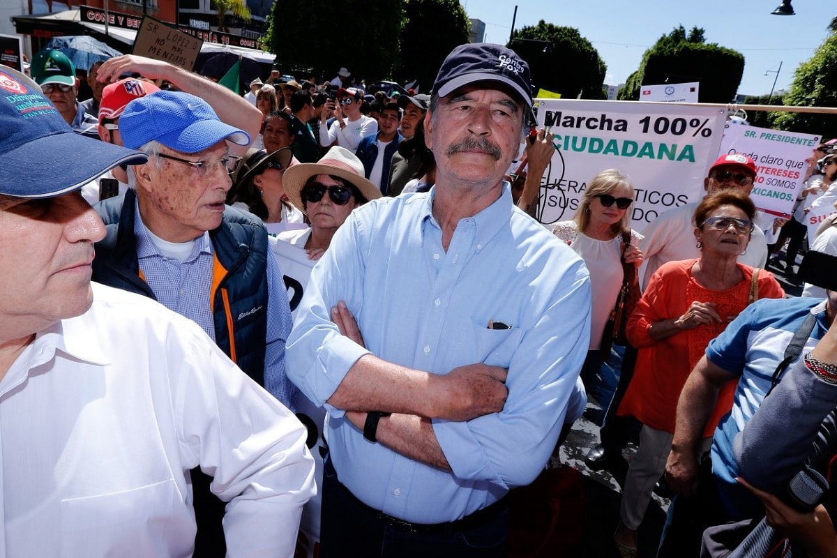 Vicente Fox defiende a Maru Campos
