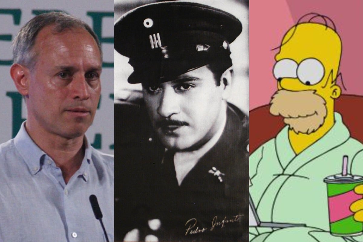 Gatell, Pedro Infante y Homero Simpson