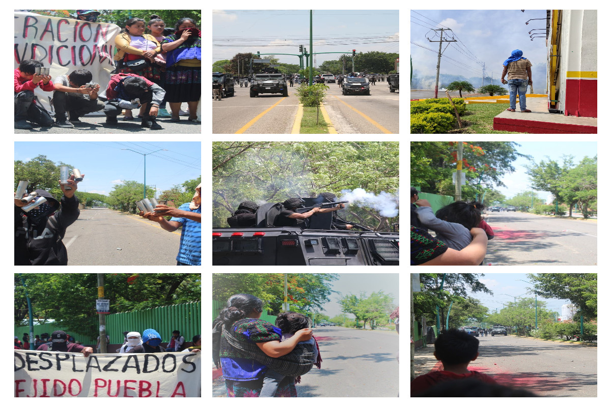 Los normalistas de Mactumatzá se han enfrentado en varias ocasiones con la policía de Chiapas.