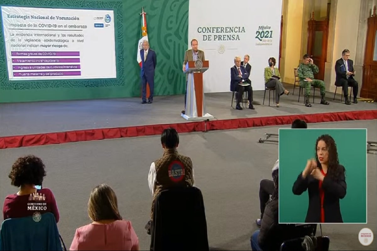 López Obrador desde Palacio Nacional