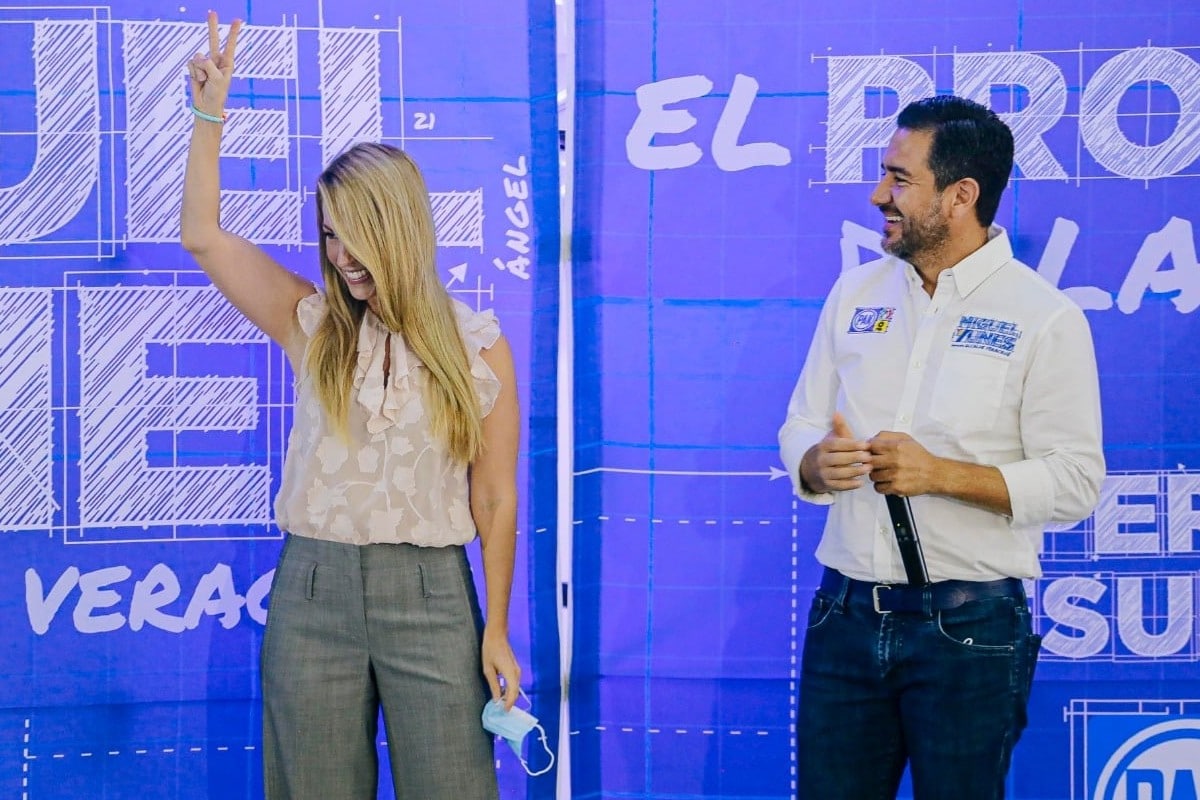 Yuñes Márquez se dijo en desacuerdo con la decisión; apoyará a su esposa en la campaña.