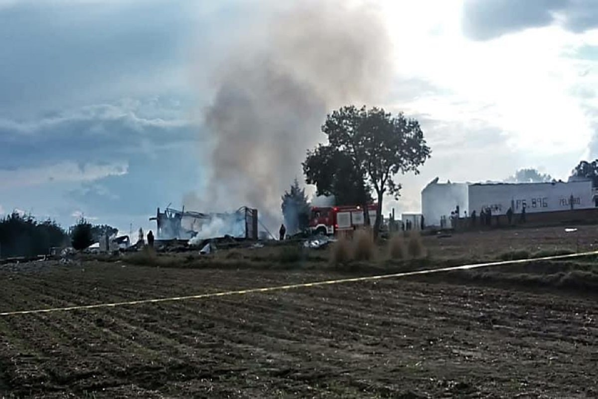 Explosión de polvorín en Tlaxcala