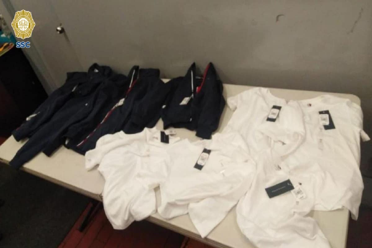 El niño robo miles de pesos en ropa de una tienda del Centro de la CDMX
