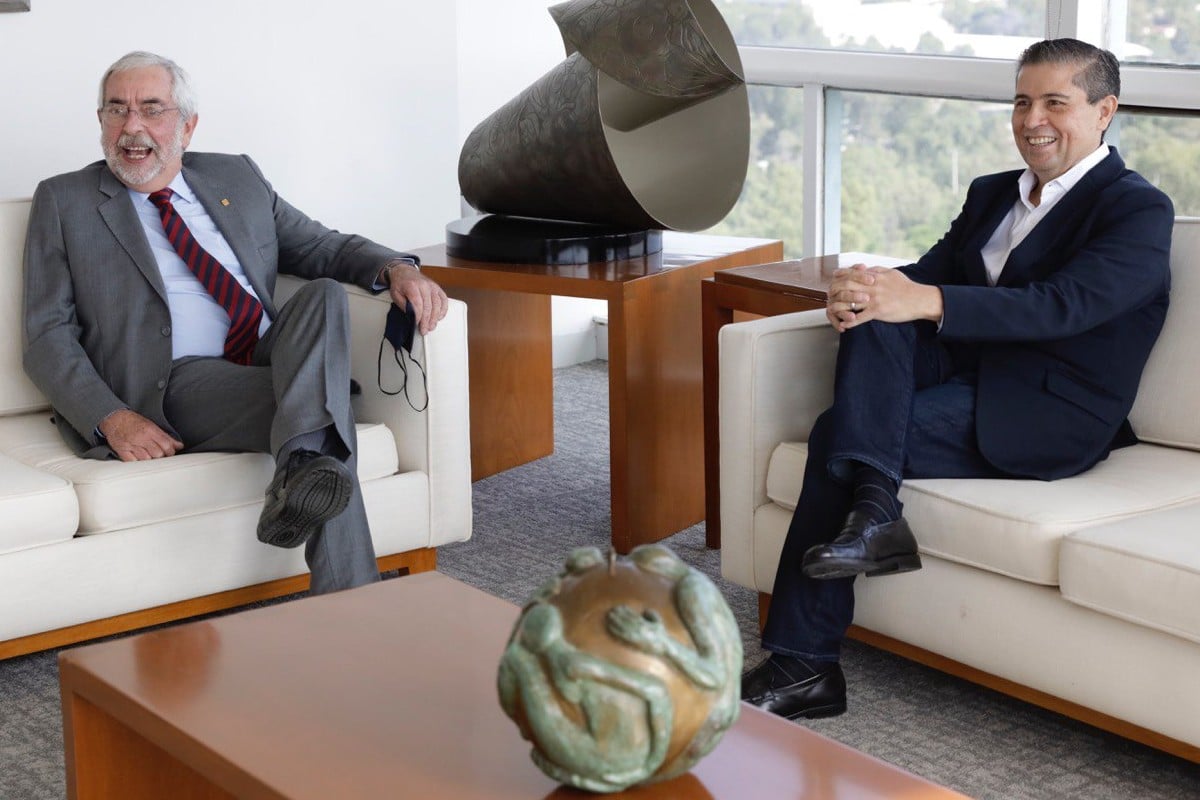 Alcalde electo se reúne con rector de la UNAM