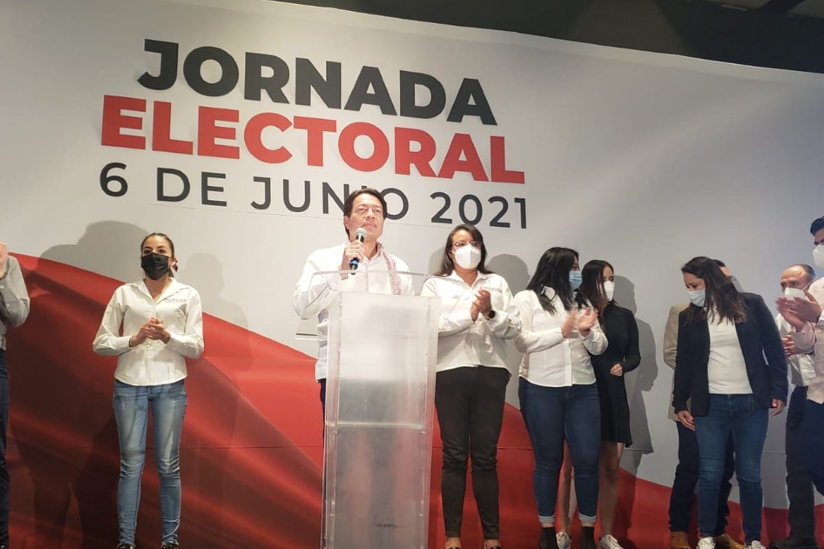 El dirigente nacional de Morena indicó que las encuestas de salida favorecen a su partido en varios estados.