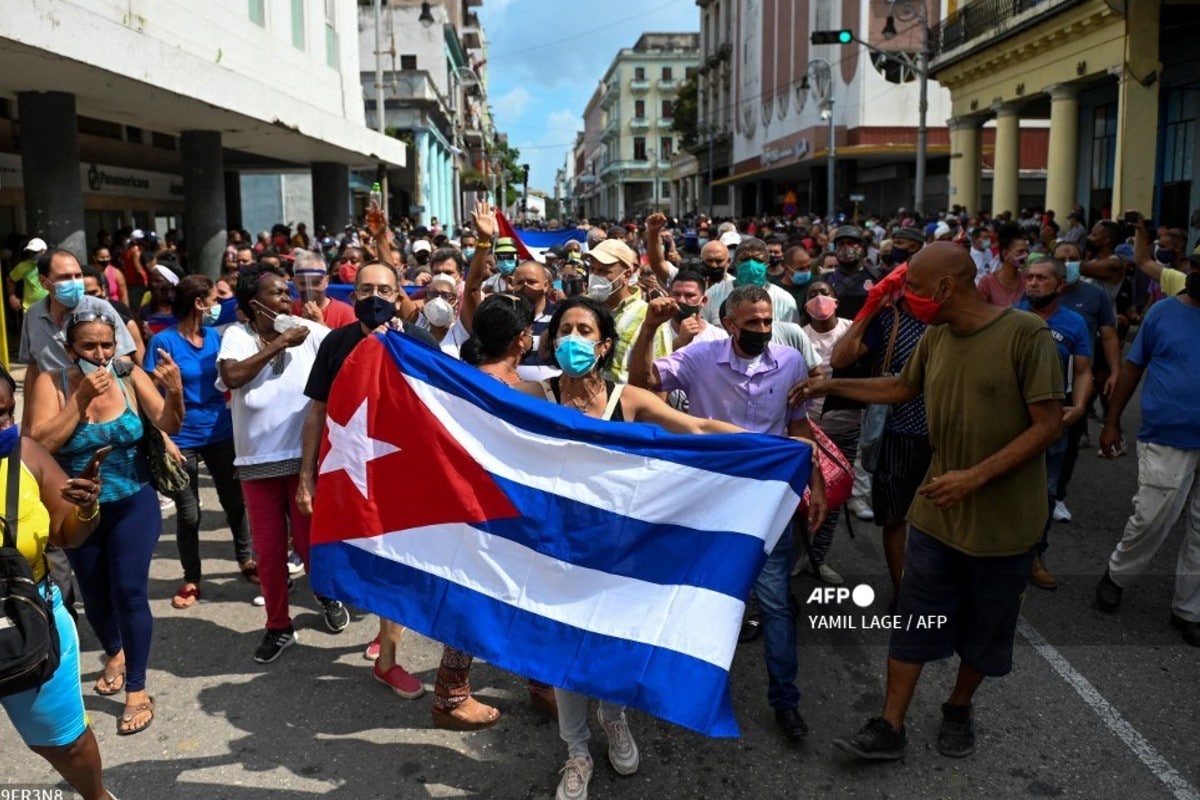 Manifestaciones en Cuba