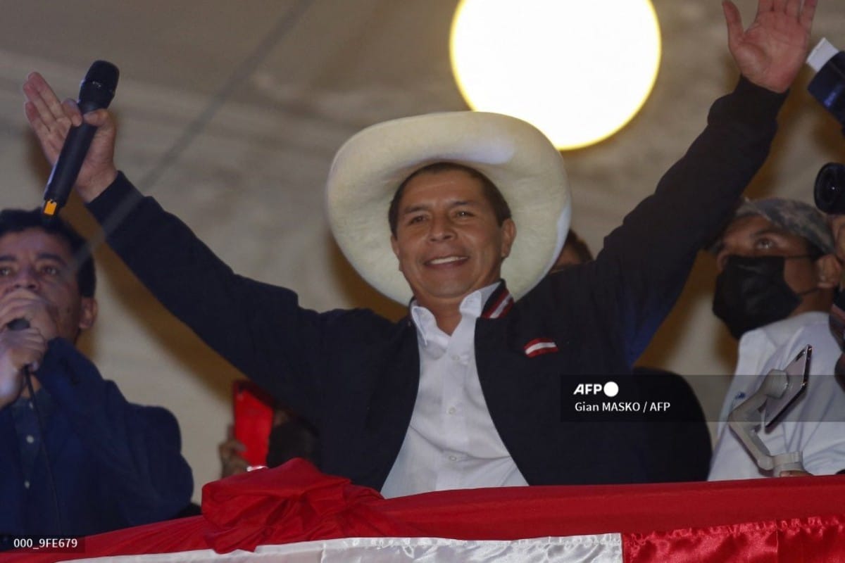 Pedro Castillo, nuevo presidente de Perú
