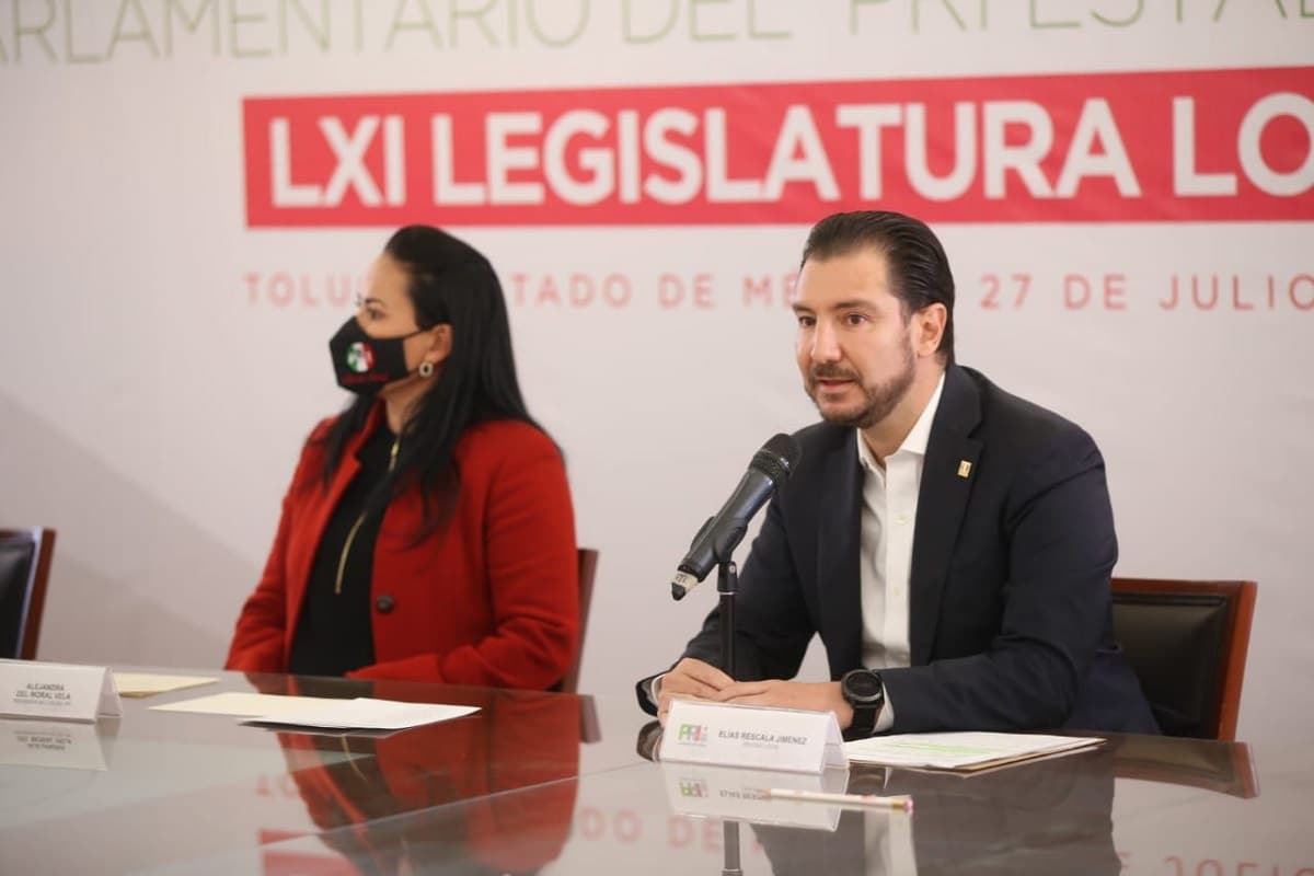 os legisladores del PRI en el Estado de México votaron para que el diputado Elías Rescala Jiménez sea el Coordinador del Grupo Parlamentario del PRI