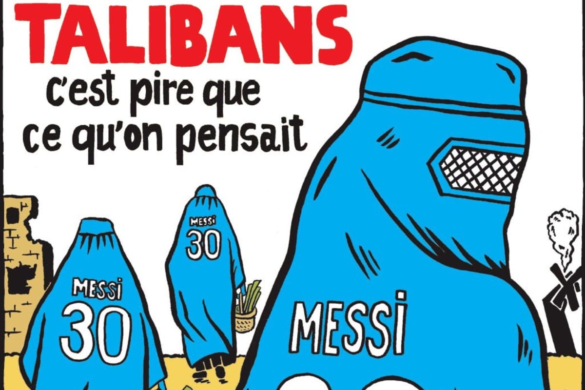 Charlie Hebdo satiriza vínculo del PSG con talibanes