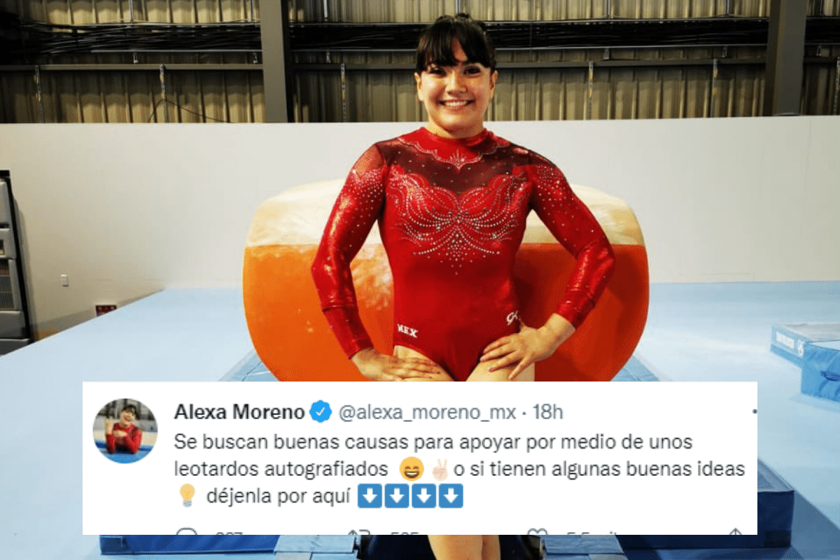 Alexa Moreno busca “buenas causas” para regalar leotardos autografiados 