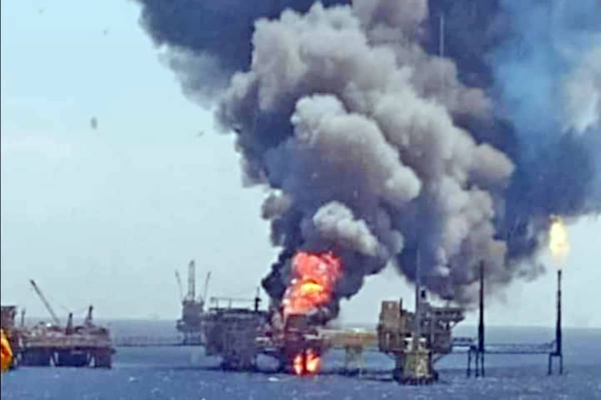 La explosión en la plataforma de Pemex se registró el 22 de agosto.