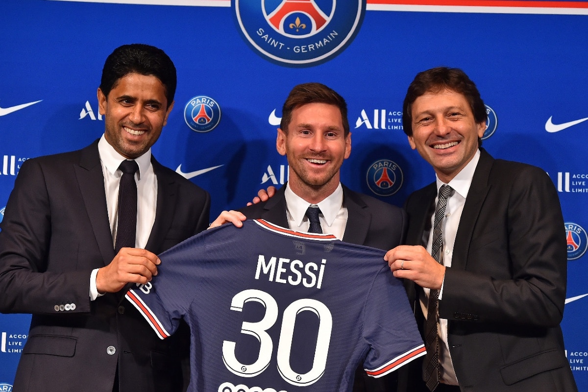 Lionel Messi en conferencia de prensa