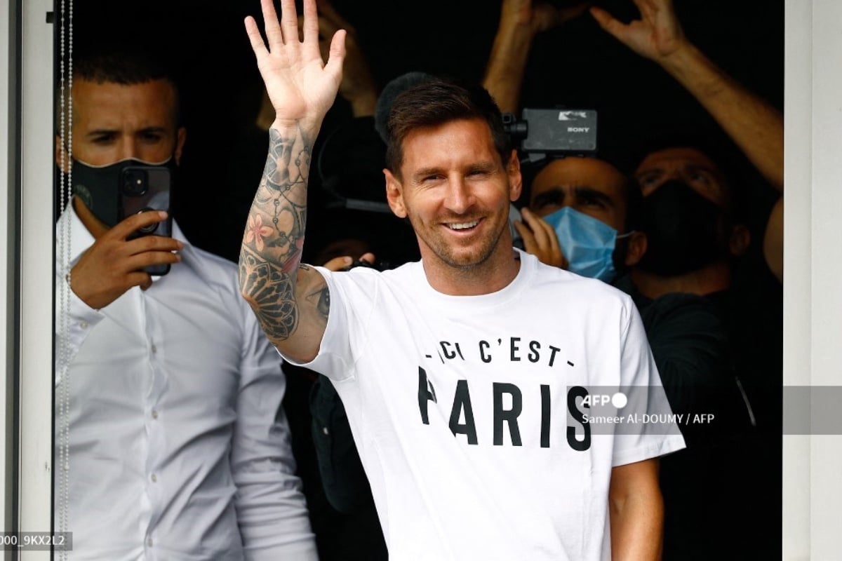 Messi llega a París
