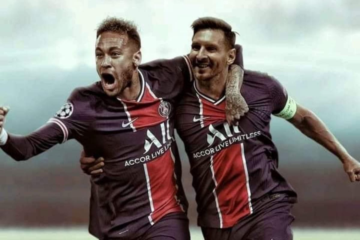 Neymar y Messi en el PSG